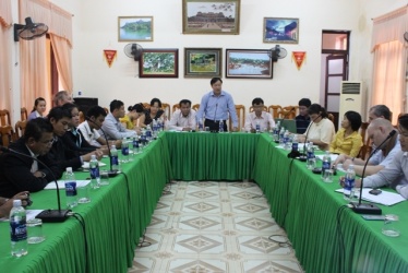 Phong Nha – Ke Bang National Park Management Board has a meeting with the delegation of Hin Nam No National Protected Area of Laos.